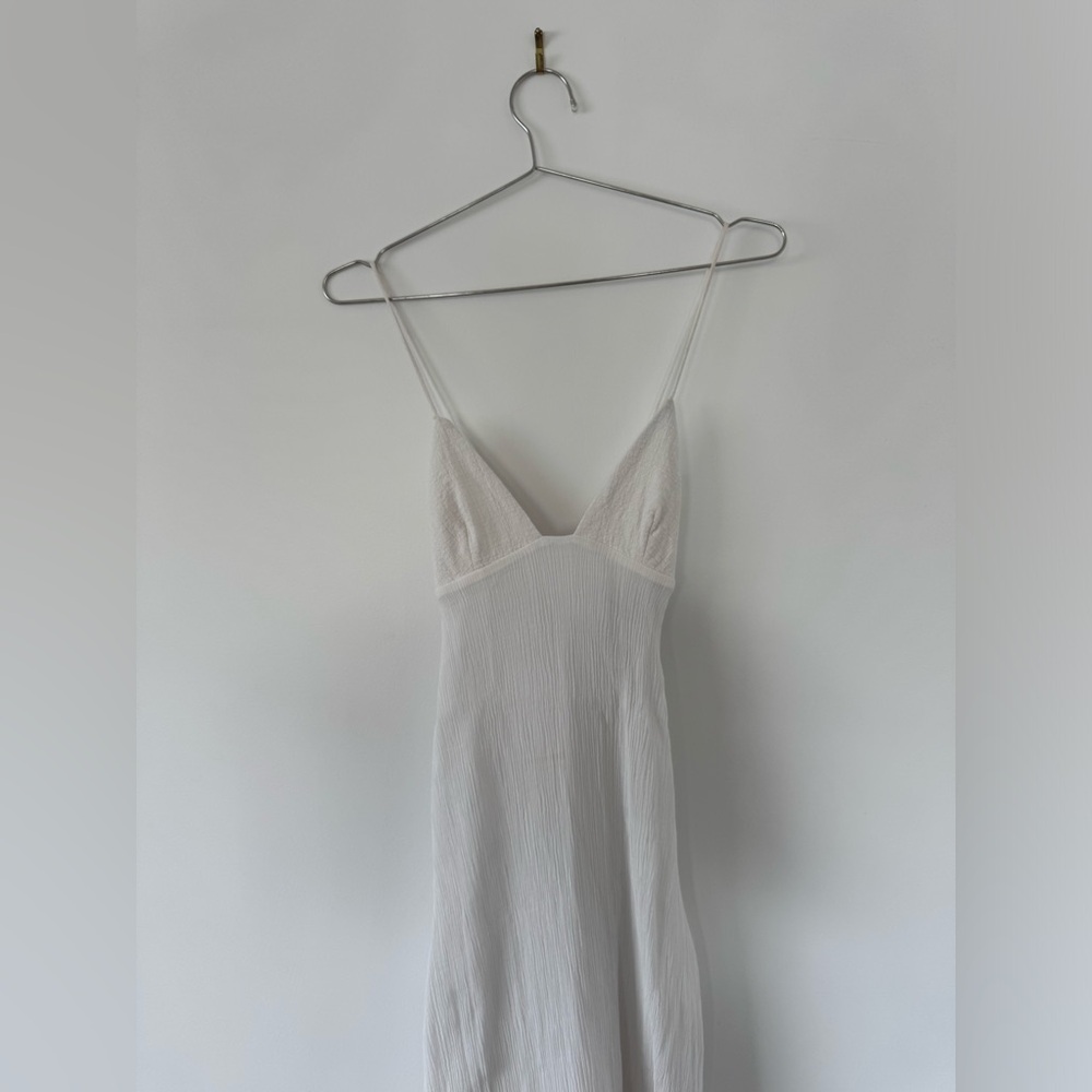 Zara White Maxi Dress